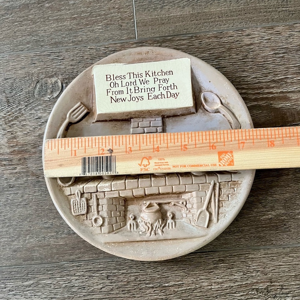 Ceramic Decorative kitchen prayer plaque - Picture 6 of 7